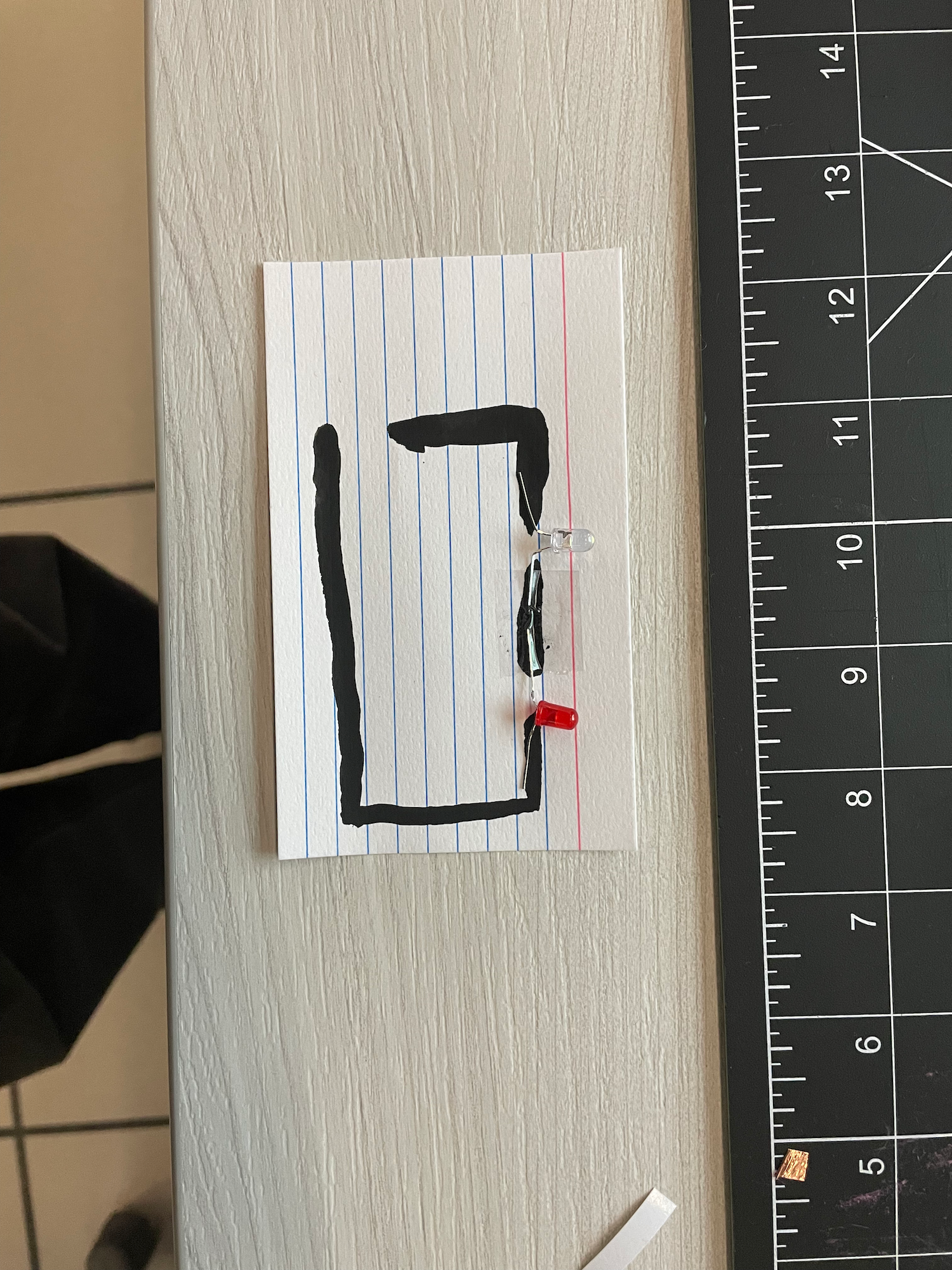 The conductive paint was really intresting when I heard about it! I was skeptical at first but 
                  it was fun while messy and I want to use it again wether it be purely for fun or for a project. 
                  I would recomend this to classmates because it is so different from other tools given and I had 
                  a blast.