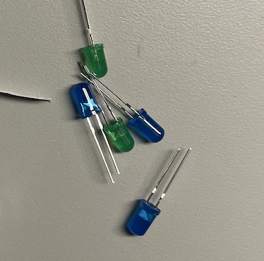 In the past I would play around with old wires and LED lights from old pieces of technology but 
                  did not understand the long and short sides but instead would mess around till it works. I am 
                  happy to have learned more about the LED lights!!